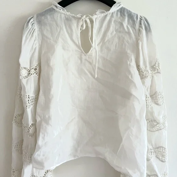 Aritzia Wilfred white linen blouse XS - Picture 3 of 6
